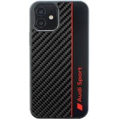 slomart audi trdi ovitek s črto iz ogljikovih vlaken za iphone 11 / xr 6,1" črn/črn aus-tpupcip11-r8/d1-bk