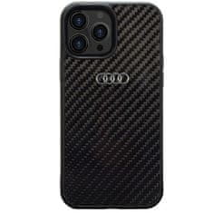 slomart audi trdi ovitek iz ogljikovih vlaken za iphone 13 pro max 6,7" črn/črn au-tpupcip13pm-r8/d2-bk