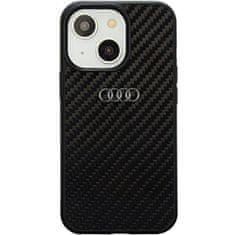 slomart audi trdi ovitek iz ogljikovih vlaken za iphone 14 6,1" črn/črn au-tpupcip14-r8/d2-bk