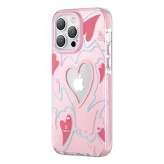 slomart kingxbar srce zvezdne serije etui iphone 14 pro max etui w gwiazdki roza srce