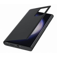 Samsung Galaxy S23 Ultra flip cover in okno Smart View Wallet Case črno