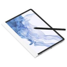 slomart note view cover etui na tablet samsung galaxy tab s8 biały (ef-zx700pwegeu)