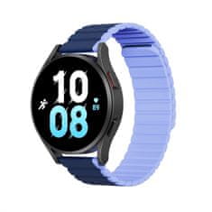 slomart Univerzalni magnetni trak samsung galaxy watch 6 pro / 6 / 6 classic / 5 pro / 5 / 5 classic dux ducis strap (20mm različica) - modra