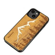 slomart iphone 14 bewood case imbuia mountains