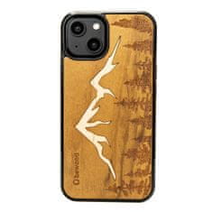 slomart iphone 14 bewood case imbuia mountains