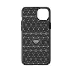 slomart Prilagodljivo ohišje carbon design za iphone 15 plus carbon case - črno