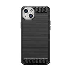 slomart Prilagodljivo ohišje carbon design za iphone 15 plus carbon case - črno