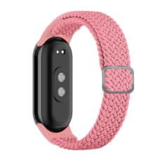 slomart trak iz pletene tkanine xiaomi mi band 8 zapestnica zapestnica - roza