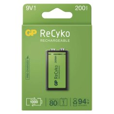 GP Polnilna baterija GP ReCyko 200 mAh (9V)