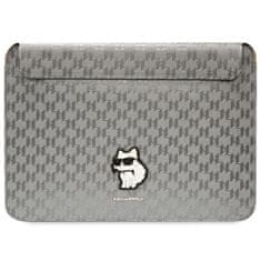 slomart karl lagerfeld rokav klcs14sakhpcg 14" srebrn/srebrn saffiano monogram choupette