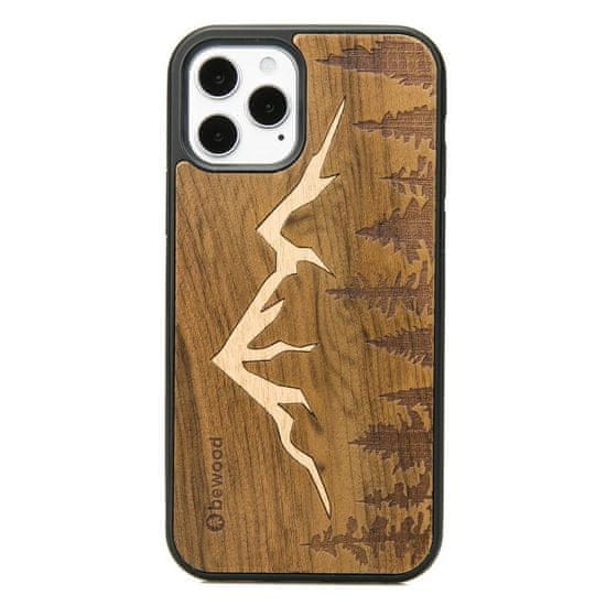 slomart lesen etui za iphone 12/12 pro bewood mountains imbuia