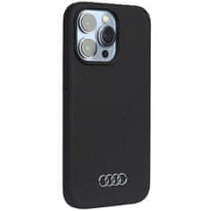 slomart Audi silikonski ovitek za iphone 13 pro / 13 6,1" črn/črn trdi ovitek au-lsrip13p-q3/d1-bk