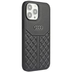 slomart audi originalno usnje za iphone 13 pro / 13 6,1" črno/črno trdo ohišje au-tpupcip13p-q8/d1-bk