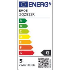 Emos LED žarnica GoSmart MR16 / GU10 / 4,8 W (35 W) / 400 lm / RGB / zatemnilna / Zigbee