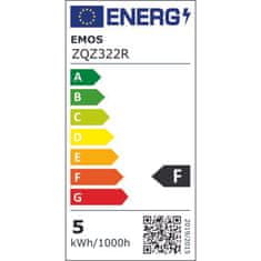 Emos LED žarnica GoSmart Candle / E14 / 4,8 W (40 W) / 470 lm / RGB / zatemnilna / Zigbee