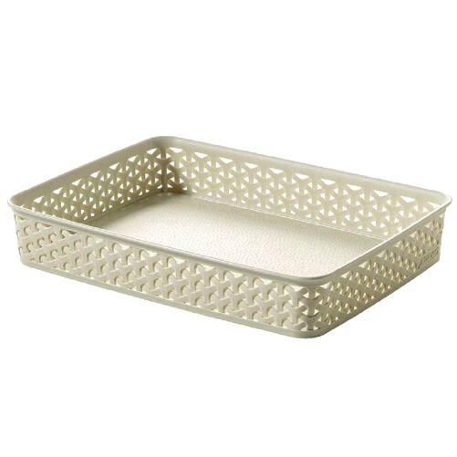 Curver Košara RATTAN 36x26x6cm "Y" STYLE, PH CREAM