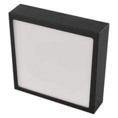 Emos LED panel NEXXO,nadometni, kvadratni, črn, 12,5W, nastavljiva CCT