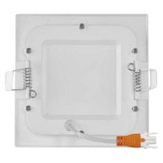 Emos LED panel NEXXO, vgradni, kvadratni, bel, 7W, nevtralno bela