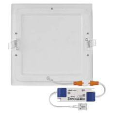 Emos LED panel NEXXO, vgradni, kvadratni, bel, 18W, nevtralno bela