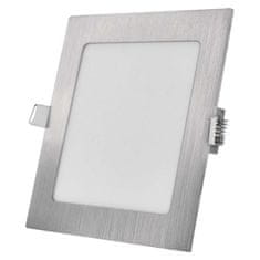 Emos LED panel NEXXO, vgradni, kvadratni, srebrn, 12W, nastavljiva CCT