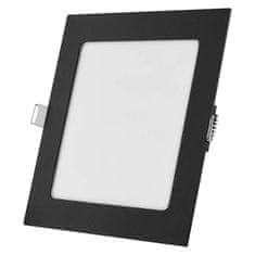 Emos LED panel NEXXO, vgradni, kvadratni, črn, 12W, nastavljiva CCT