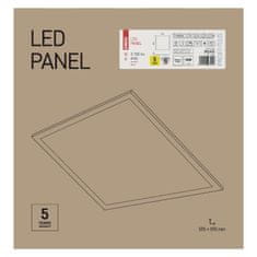 Emos LED panel PROXO 60×60, 40W, IP20, UGR, CRI>95, nevtralno bela