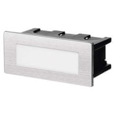 Emos Orientacijsko LED svetilo AMAL, vgradno, kvadratno, 1,5W, IP65, toplo bela