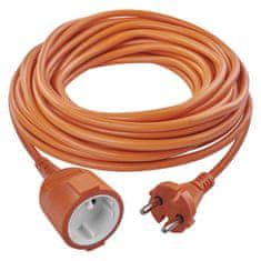 Emos Podaljšek 20 m / 1 vtičnica / oranžni / PVC / 230 V / 1,5 mm2