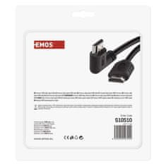 Emos Kabel HDMI 2.0 A/M-A/M 90° 5M