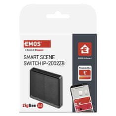 Emos GoSmart Prenosno scensko stikalo IP-2002ZB, ZigBee 3.0, 2 gumba