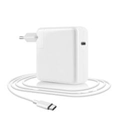 NRG+ nrg+ fast charging 96 w hitri napajalni adapter tip c usb-c polnilnik z 2m polnilnim kablom usb-c na usb-c za macbook pro