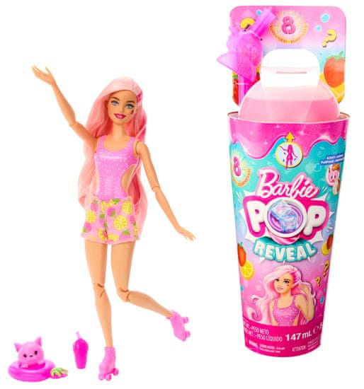 Mattel Barbie Pop Reveal sočno sadje - jagodna limonada (HNW40)