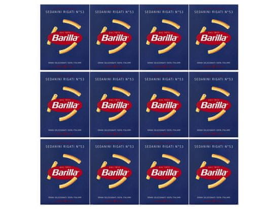 Barilla BARILLA Sedanini Rigati - Italijanska testenina cevčice 500g