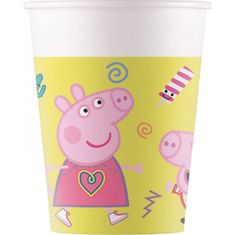 Procos Papirnati lončki 200ml Pepa Pig 8pcs -