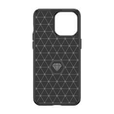 slomart Prilagodljivo ohišje z vzorcem ogljika za iphone 15 pro carbon case - modro