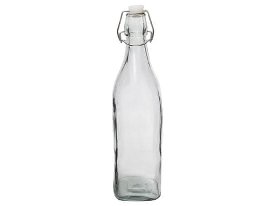 Steklenica steklo snap cap 1000ml kvadratni BOTTLE