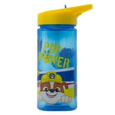 Stor Plastična kvadratna steklenička z izvlečno slamico PAW PATROL, Tritan 510ml, 74614