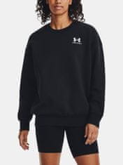 Under Armour Pulover Essential Flc OS Crew-BLK XS