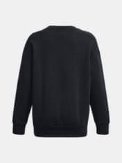 Under Armour Pulover Essential Flc OS Crew-BLK XS