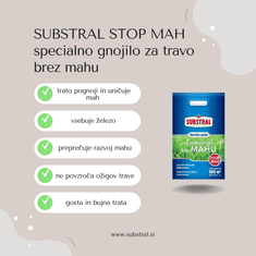 Substral STOP MAH specialno gnojilo za travo brez mahu, 3.5 kg + DARILO