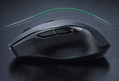 Ugreen brezžična miška s stranskimi gumbi, ergonomska, črna (90545)