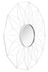 Tutumi Geometrijsko ogledalo 12 kotov belo 58 cm MC60375