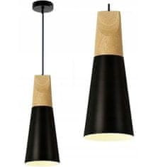 Toolight Stropna svetilka SCANDI B Black