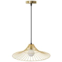 Toolight Loft Flat Circular Suspended Ceiling Lamp APP499-1CP Gold