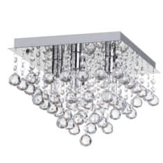 Toolight Kristalna stropna viseča svetilka Plafond APP515-4C Cristal