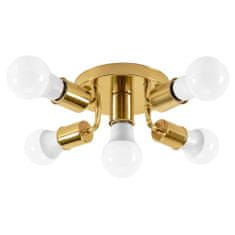 Toolight Kovinska stropna svetilka Spotlight APP708-5c Gold