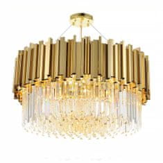 Toolight Kristalna stropna svetilka APP601-C Gold