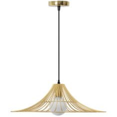 Toolight Loft Flat Circular Suspended Ceiling Lamp APP499-1CP Gold