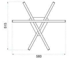 Toolight LED stropni plafon Modern APP397-C