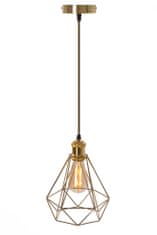 Toolight DIAMOND PENDING LAMP 392197 Svetlo zlato